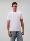 Calvin Klein SS BADGE 30S JERSEY CLASSIC TEE Beyaz Erkek Tişört Calvin Klein SS BADGE 30S JERSEY CLASSIC TEE Beyaz Erkek Tişört