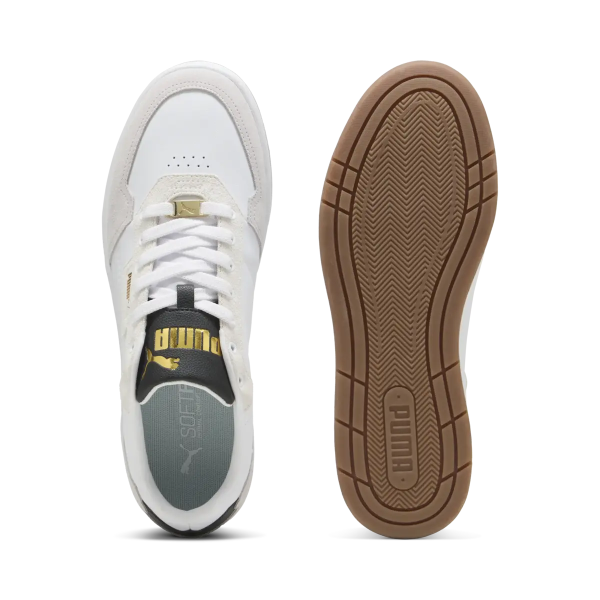 PUMA Court Classic Lux SD Erkek Gri Günlük Sneaker Ayakkabı