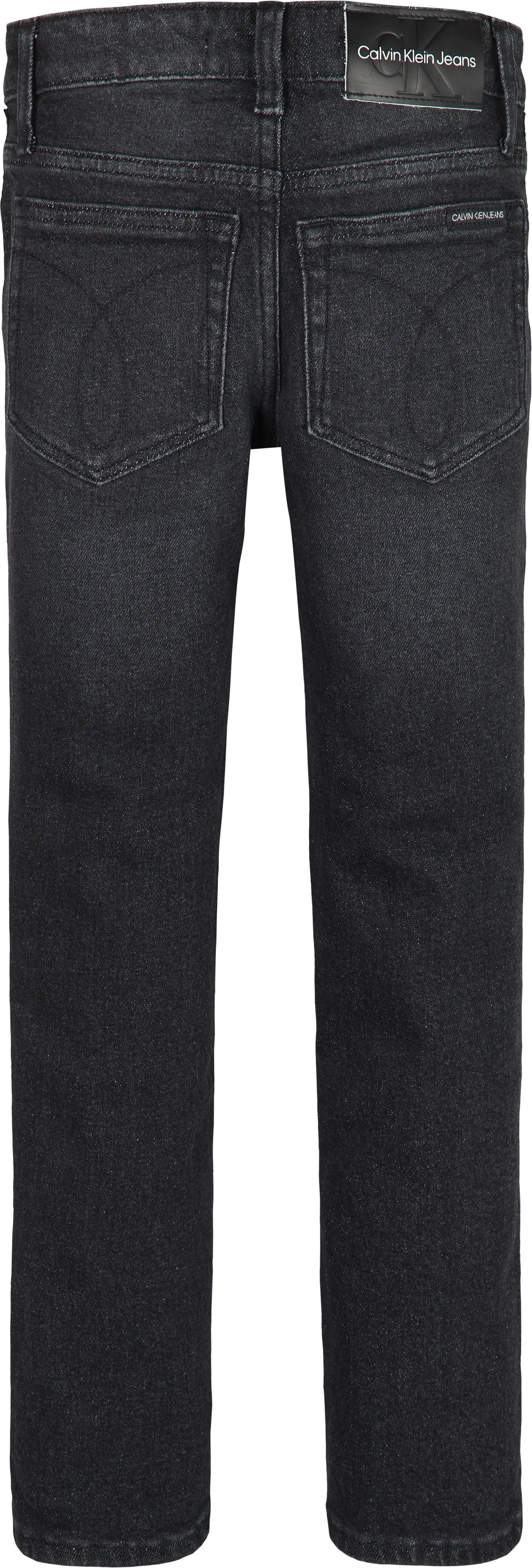 Calvin Klein SLIM WASHED BLK TAPE Erkek Antrasit Kot Pantolon