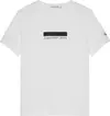 Calvin Klein SMALL BLOCK LOGO T-S Erkek Beyaz T-Shirt