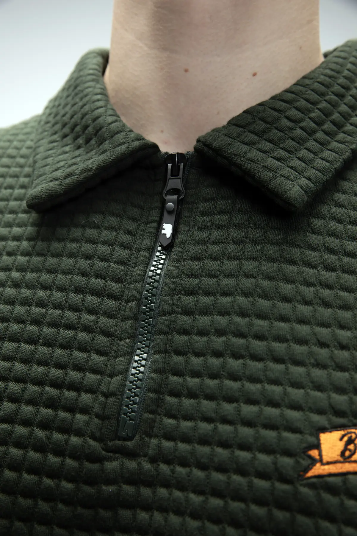 BAD BEAR DIEZ HALF ZIP Erkek Yeşil Fermuarlı Sweatshirt