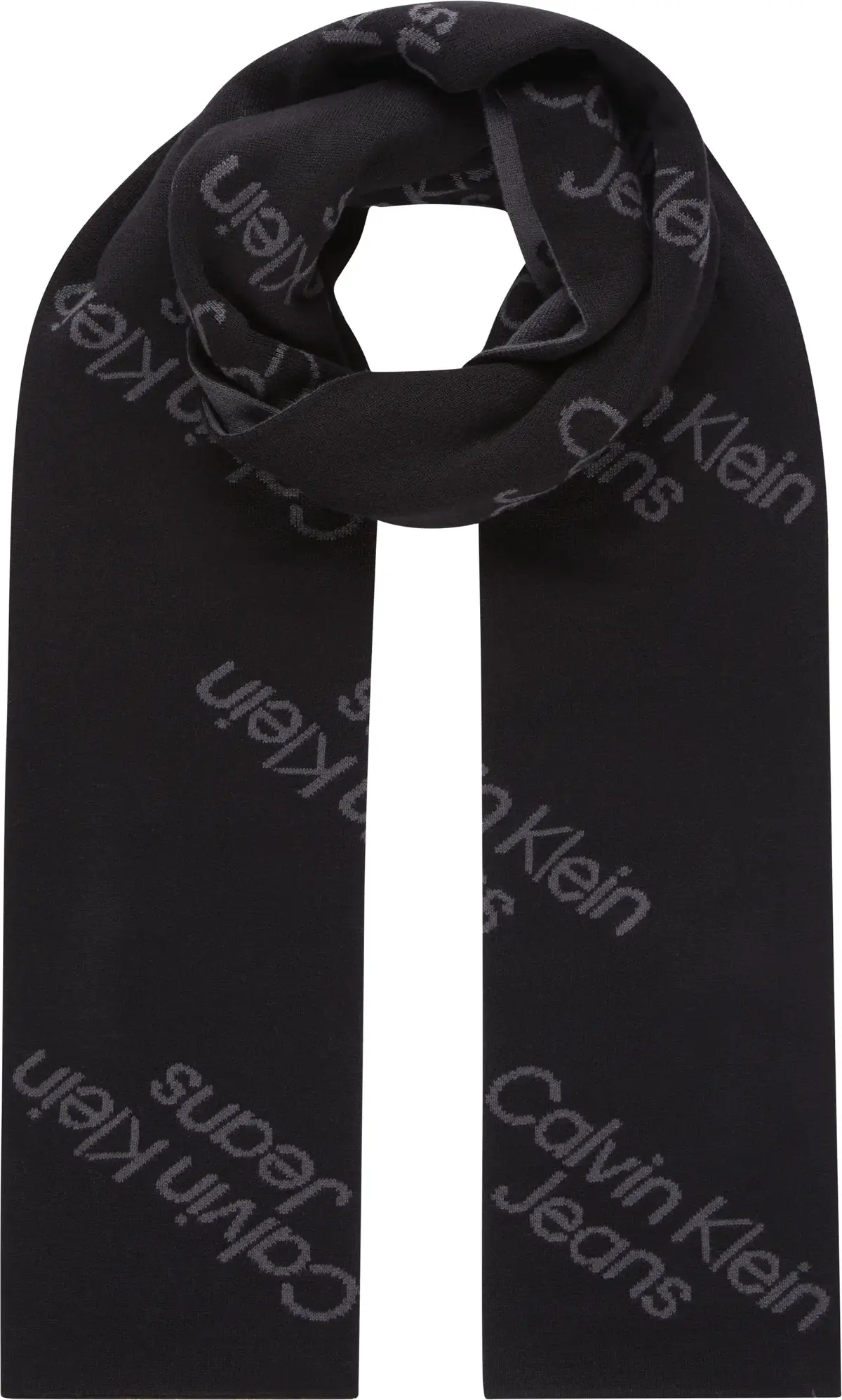 Calvin Klein AOP SCARF Kadın Siyah Eşarp