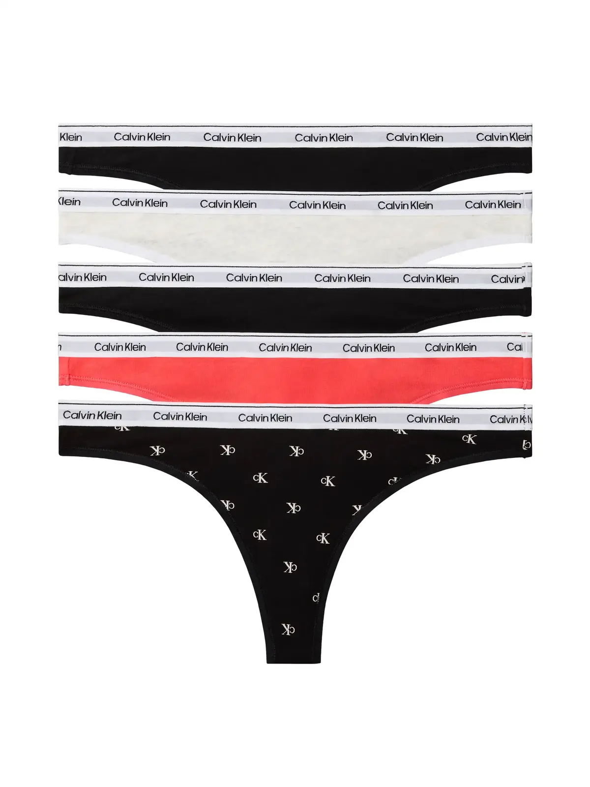 Calvin Klein THONG 5 PK Kadın 5li Tanga Set