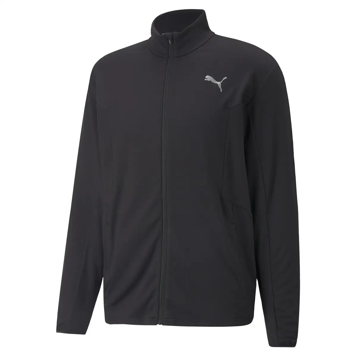 Puma Run Cloudspun Full Zıp Siyah Erkek Fermuarlı Spor Ceketi
