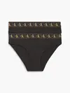 Calvin Klein 2PK BIKINI Kadın Siyah Bkini Külot Set
