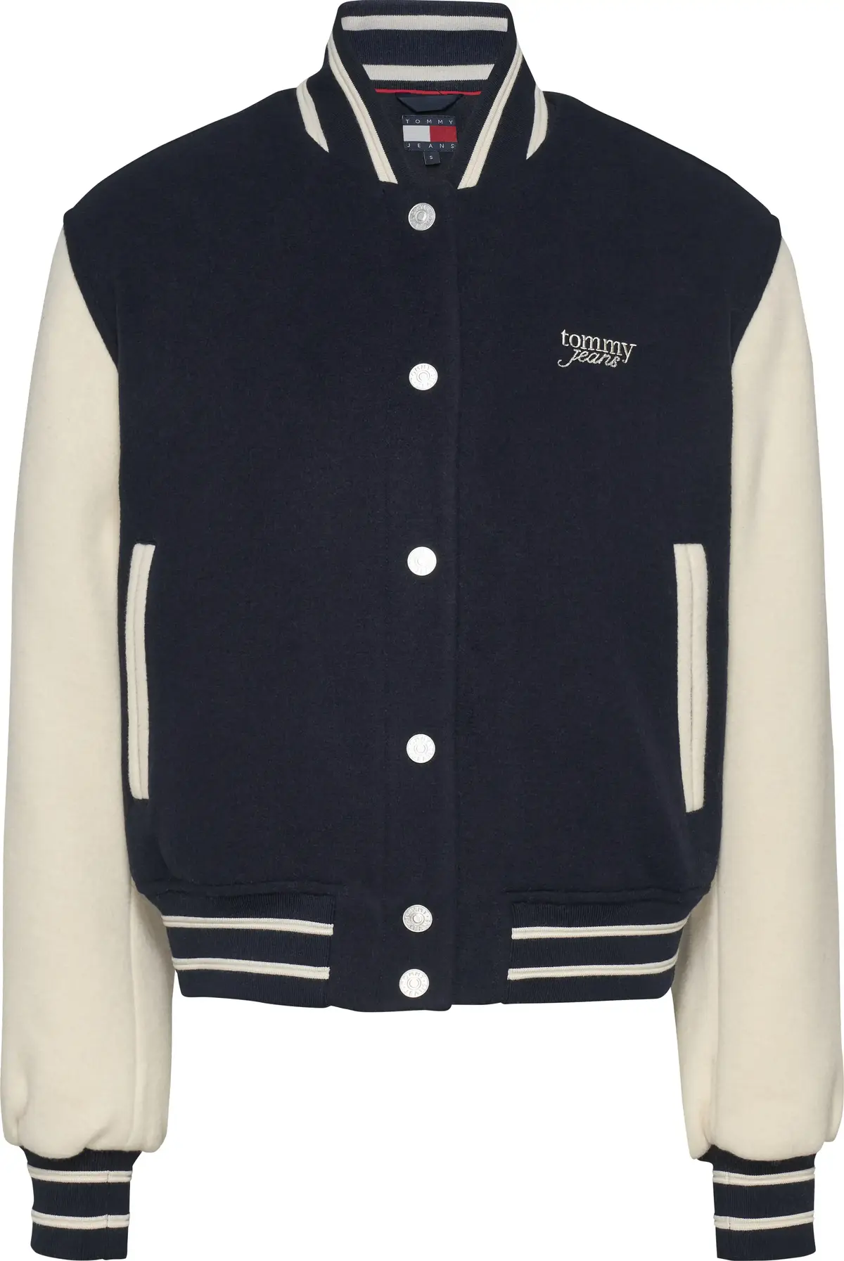 Tommy Hilfiger TJW WOOL VARSITY JAC, C1G Lacivert Kadın Ceket