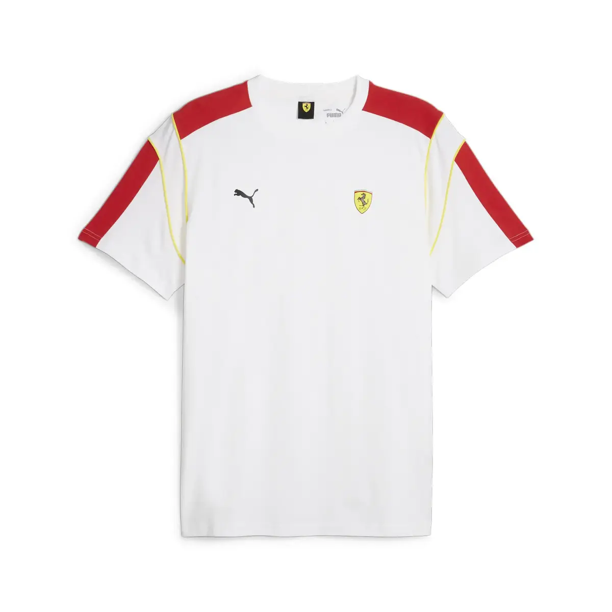 Puma Ferrari Race MT7 Tee Beyaz Erkek T-Shirt