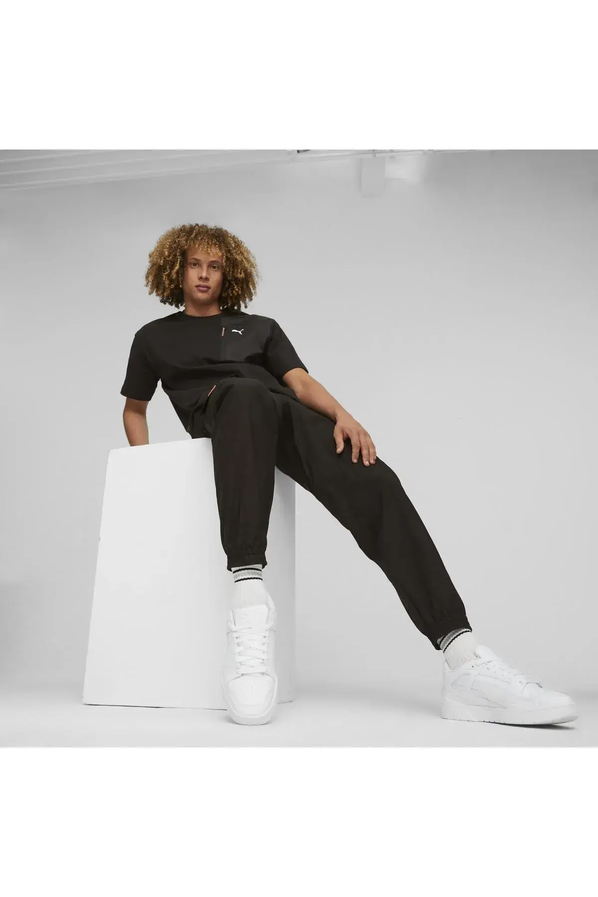 Puma OPEN ROAD Woven Cargo Pants Siyah Erkek Eşofman Altı