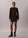 Calvin Klein ARTICULATED DRESS Lacivert Kadın Kot Mini Elbise