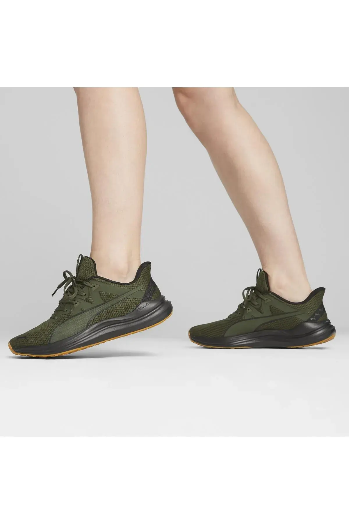 Puma Reflect Lite Yeşil Unisex Yürüyüş Ayakkabısı