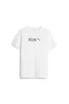 Puma Men Graphıc Tee Run Beyaz Erkek T-shirt