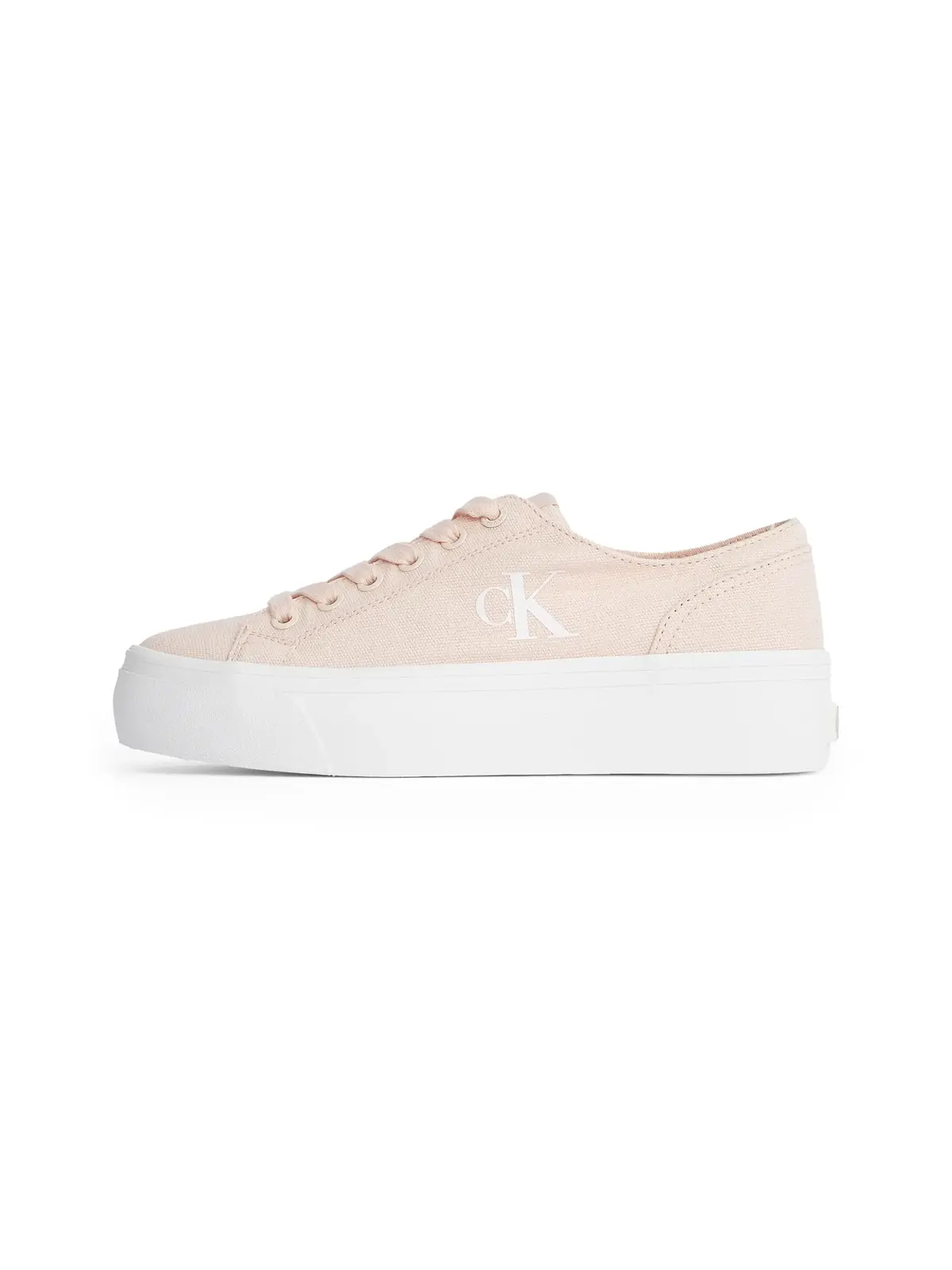 Calvin Klein VULC FLATFORM LOW Açık Pembe Kanvas Kadın Sneaker