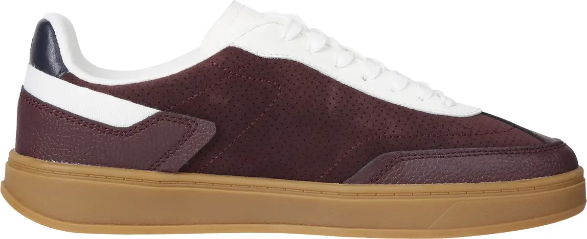 Tommy Hilfiger TH HERITAGE SNEAKER, 0KP Kahverengi Kadın Spor Ayakkabı & Sneaker