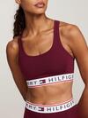 Tommy Hilfiger ESSENTIALS LOW INT Bordo Kadın Sporcu Sütyeni