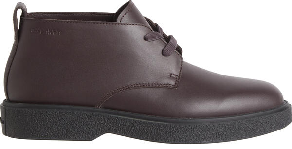 Calvin Klein TEXT RUBBER DESERT BOOT LTH1 Mor Erkek Bot