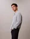 Calvin Klein CASUAL CLASSIC BOARDWALK SUMMER Gri Erkek Tişört