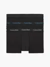 Calvin Klein LOW RISE TRUNK 3PK Erkek Siyah Boxer Set