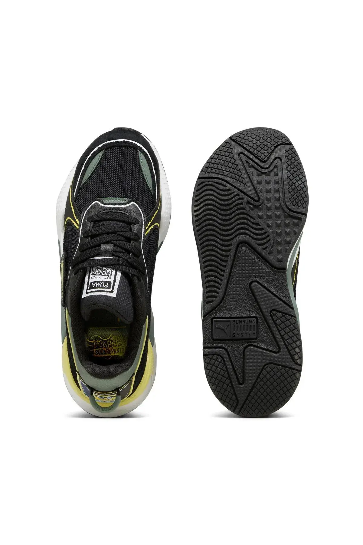 Puma RS-X Spongebob Jr Siyah Kadın Günlük Spor Ayakkabı