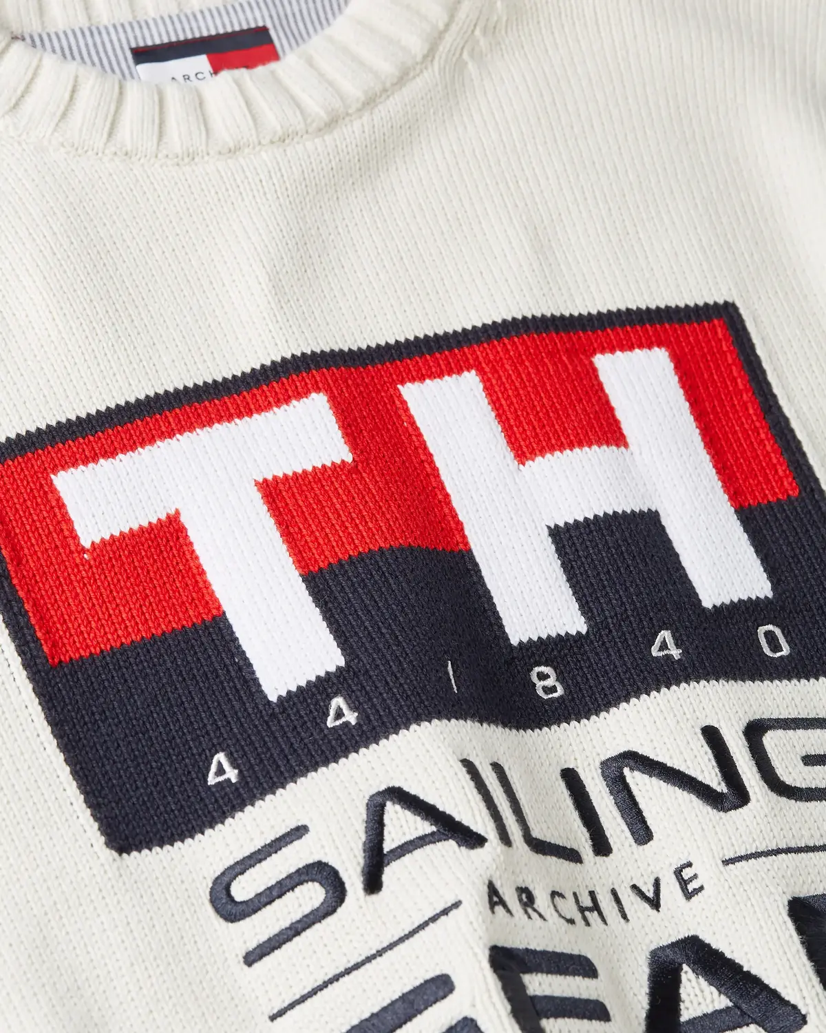 Tommy Hilfiger GI SAILING CREWNECK, YBI Krem Erkek Sweatshirt