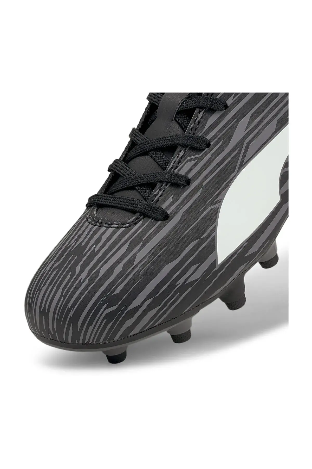 Puma Rapido Iıı Fg/Ag Jr Siyah Çocuk Çocuk Krampon