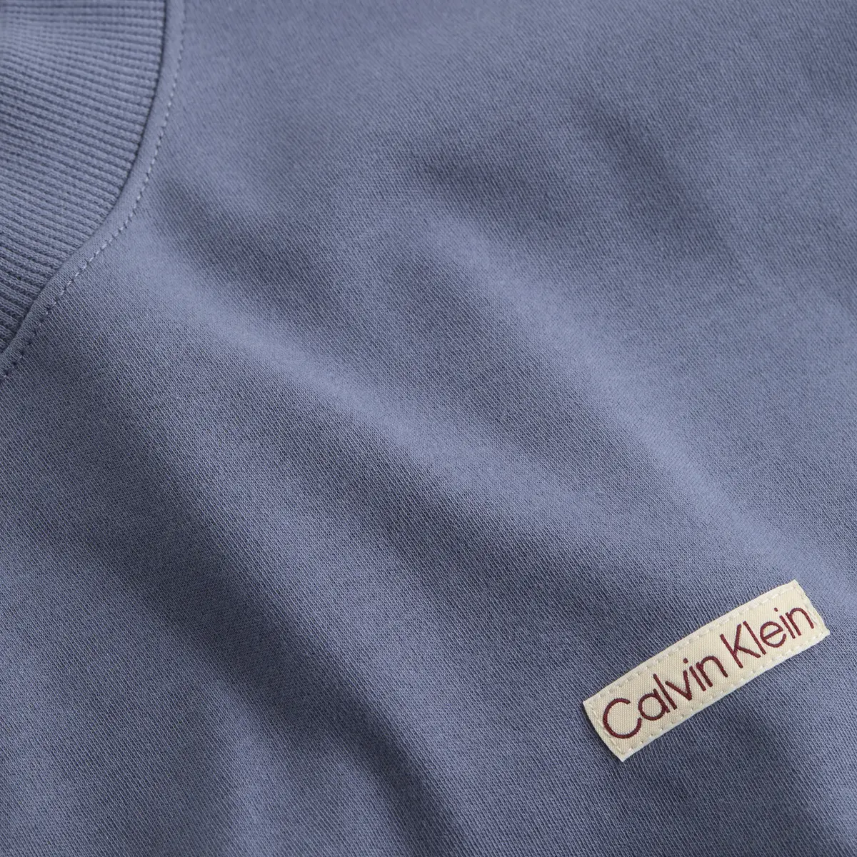 Calvin Klein SERIF FONT GRAPHIC T, PCP Mavi Erkek T-Shirt & Polo