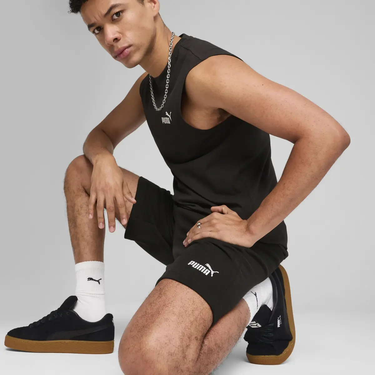 Puma ESS No. 1 Logo Shorts Siyah Erkek Şort