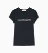 Calvin Klein INSTITUTIONAL SLIM T Kadın Siyah T-Shirt