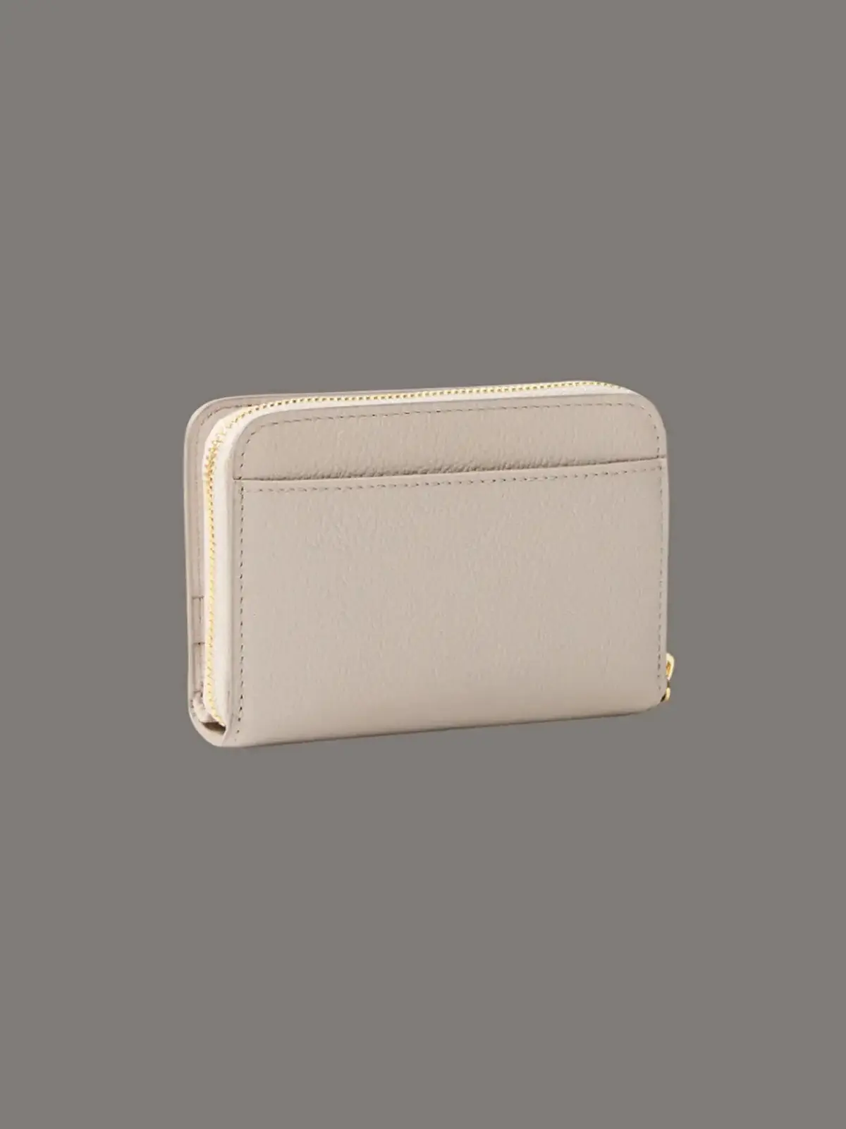 Calvin Klein MINIMAL MONOGRM LTHR MED FLAP ZI Bej Kadın Cüzdan