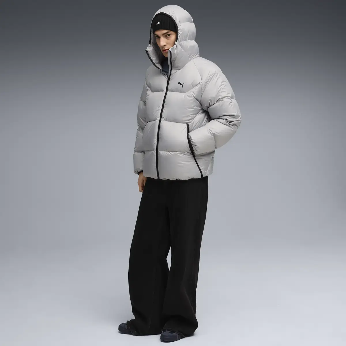 Puma Hooded Down Puffer Jacket Erkek Mont