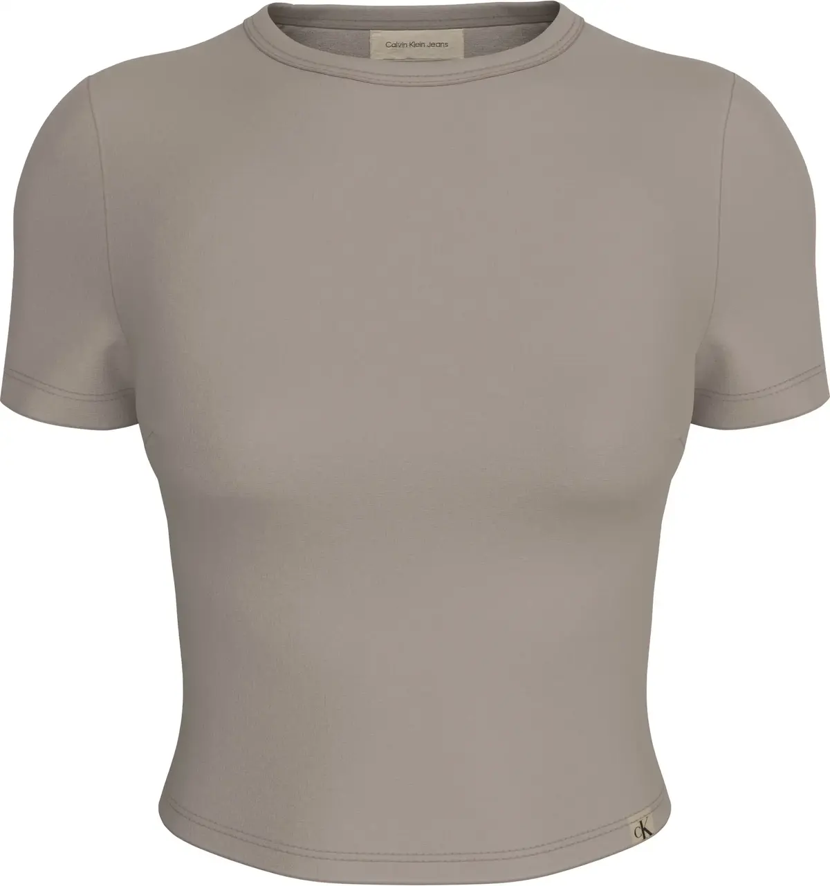 Calvin Klein MILANO SHORT SLEEVE, PAN Gri Kadın T-Shirt & Polo