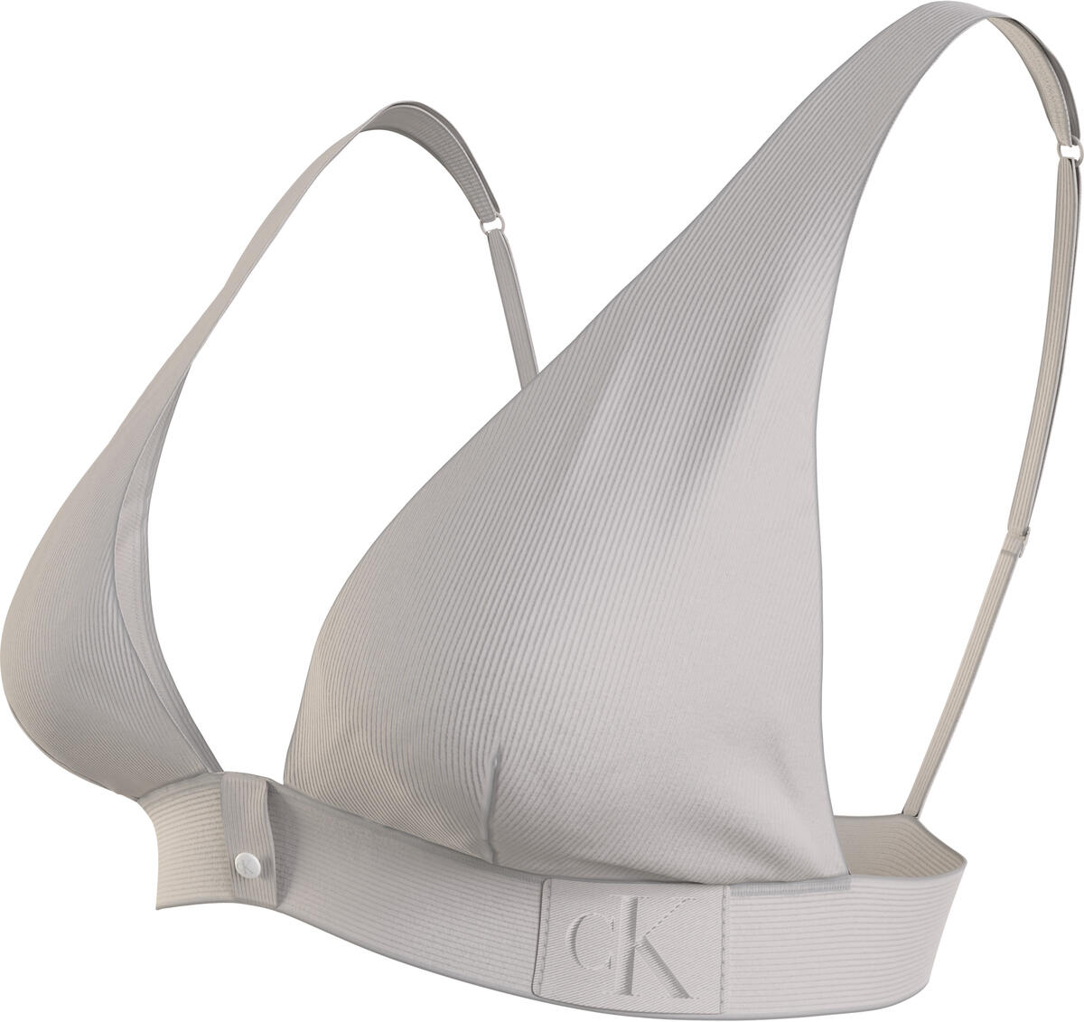 Calvin Klein TRIANGLE-RP Kadın Krem Bikini Üstü