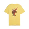 PUMA WARDROBE ESS Graphic Tee Sarı Erkek T-Shirt