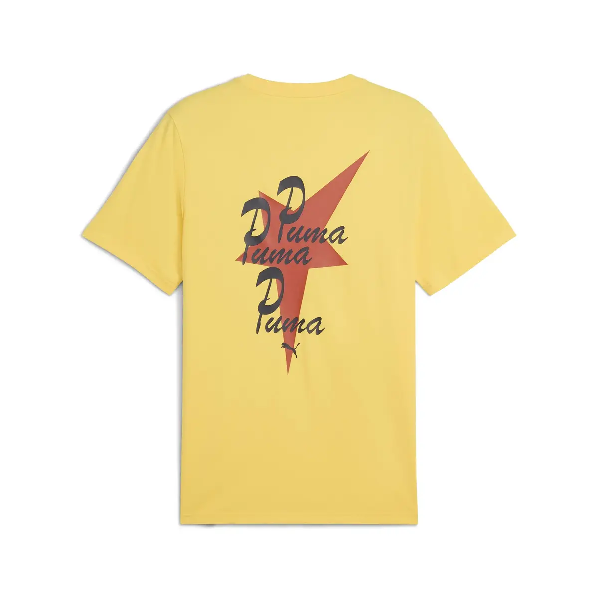 PUMA WARDROBE ESS Graphic Tee Sarı Erkek T-Shirt