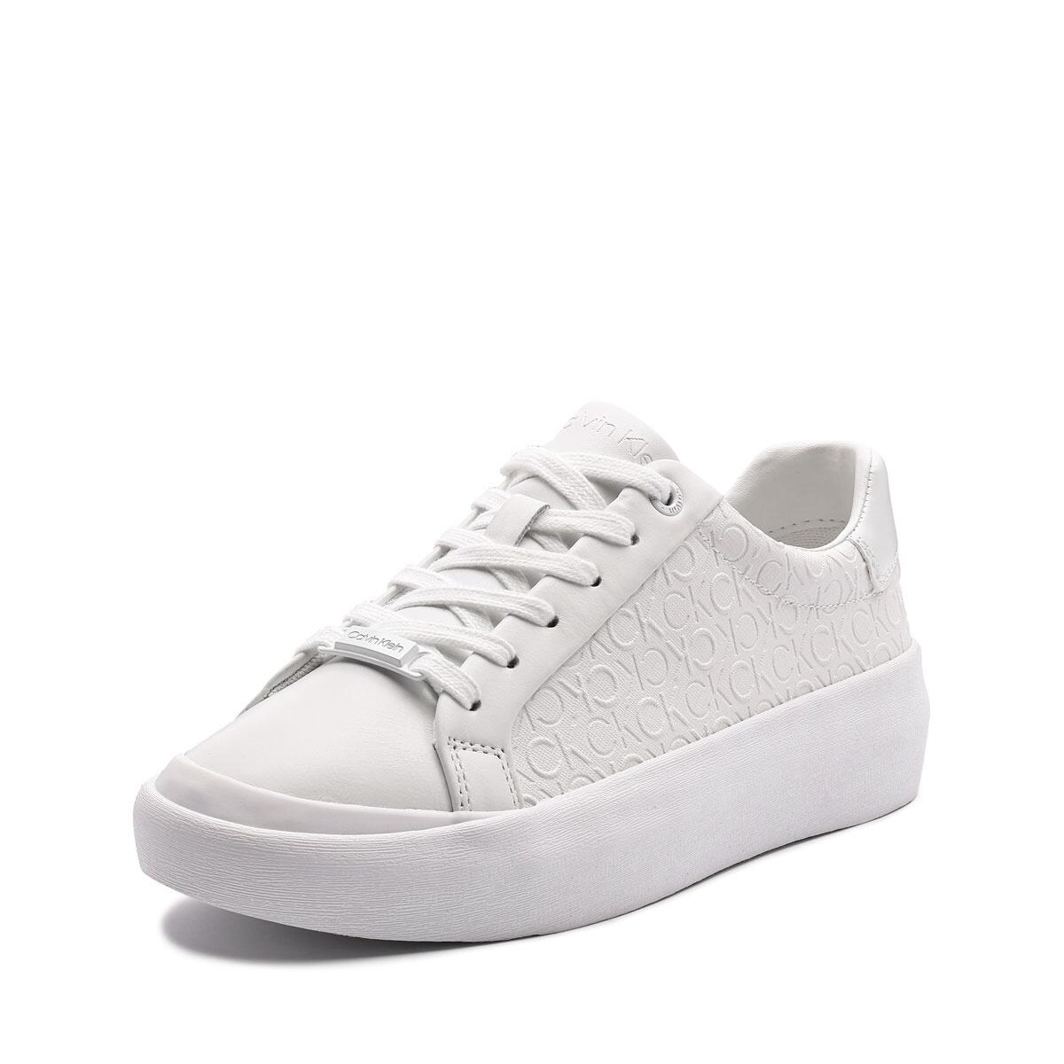 Calvin Klein VULC LACE UP MONO MI, YBR Beyaz Kadın Günlük Spor Ayakkabı