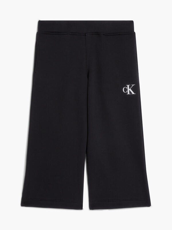 Calvin Klein CK LOGO CULOTTE SWEA Kadın Siyah Eşofman Altı