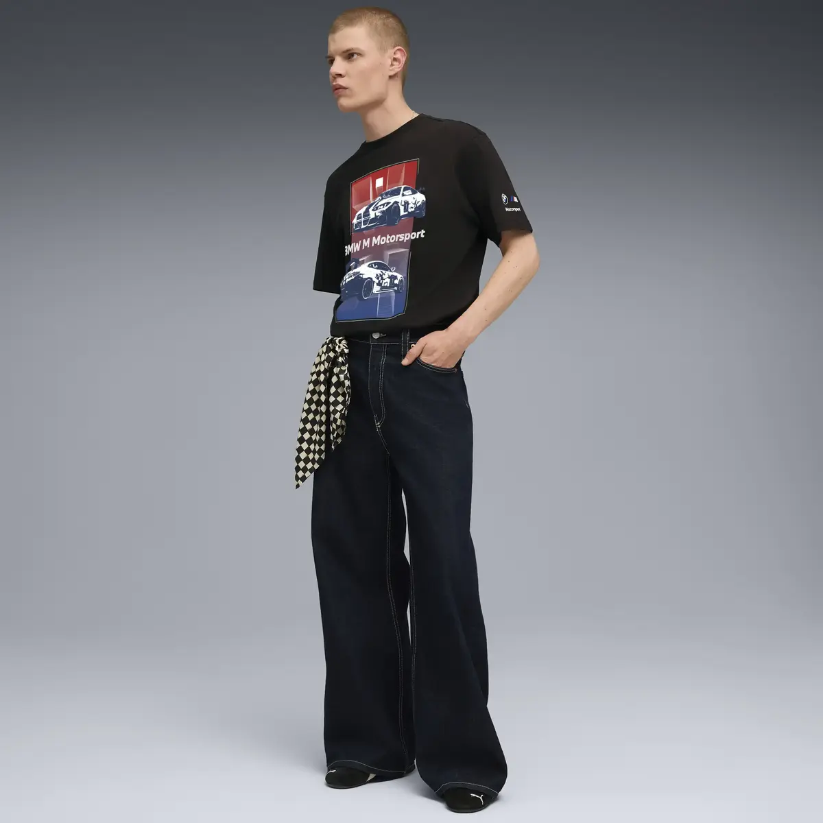 Puma BMW MMS Block Tee Siyah Erkek T-Shirt