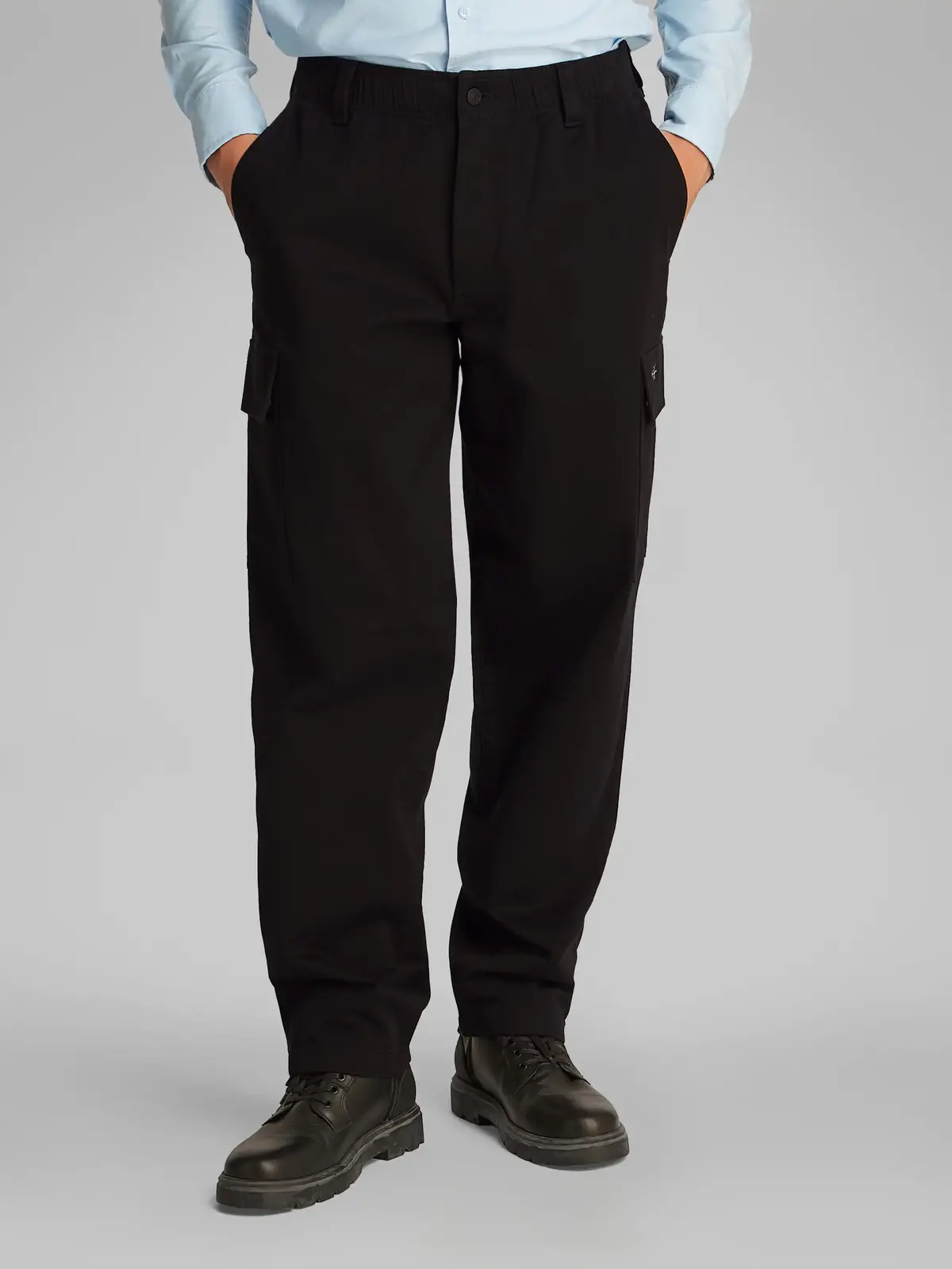 Calvin Klein REGULAR STRAIGHT Siyah Erkek Kargo Pantolon