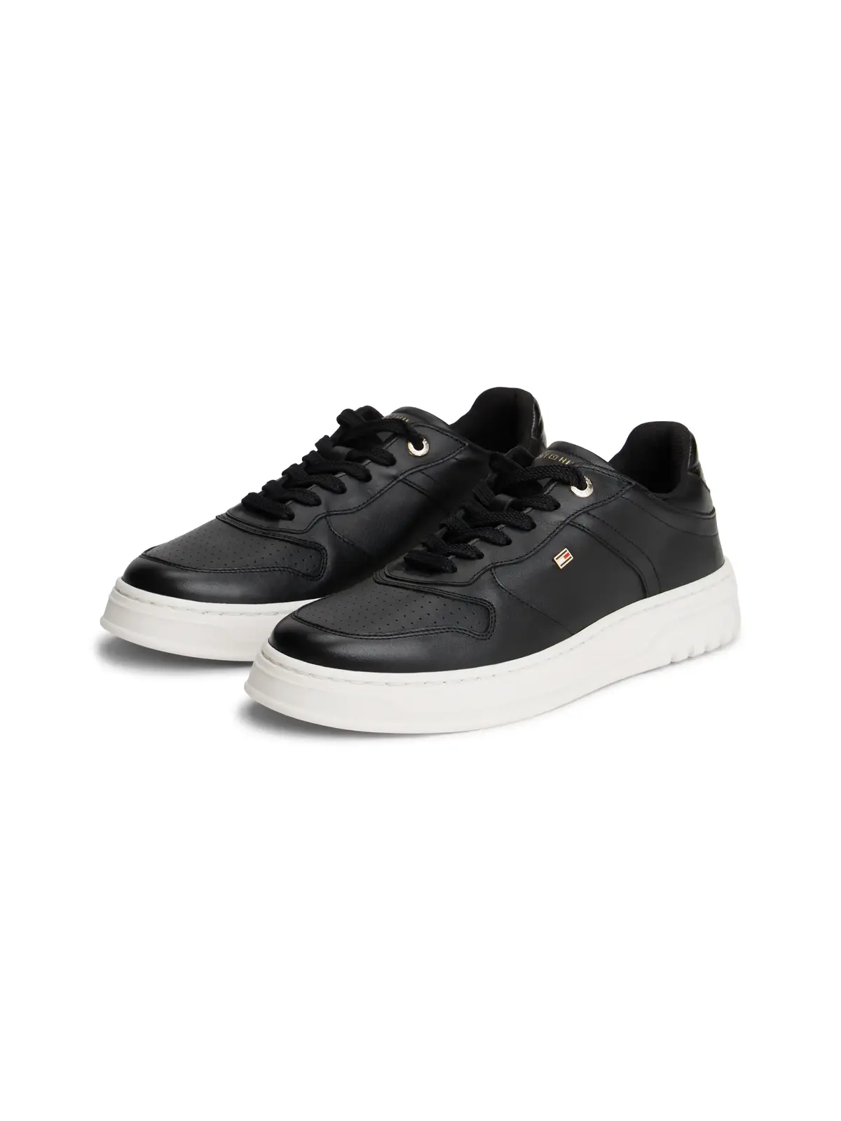 Tommy Hilfiger TH SPORTY CUPSOLE LE Siyah Kadın Günlük Spor Ayakkabı