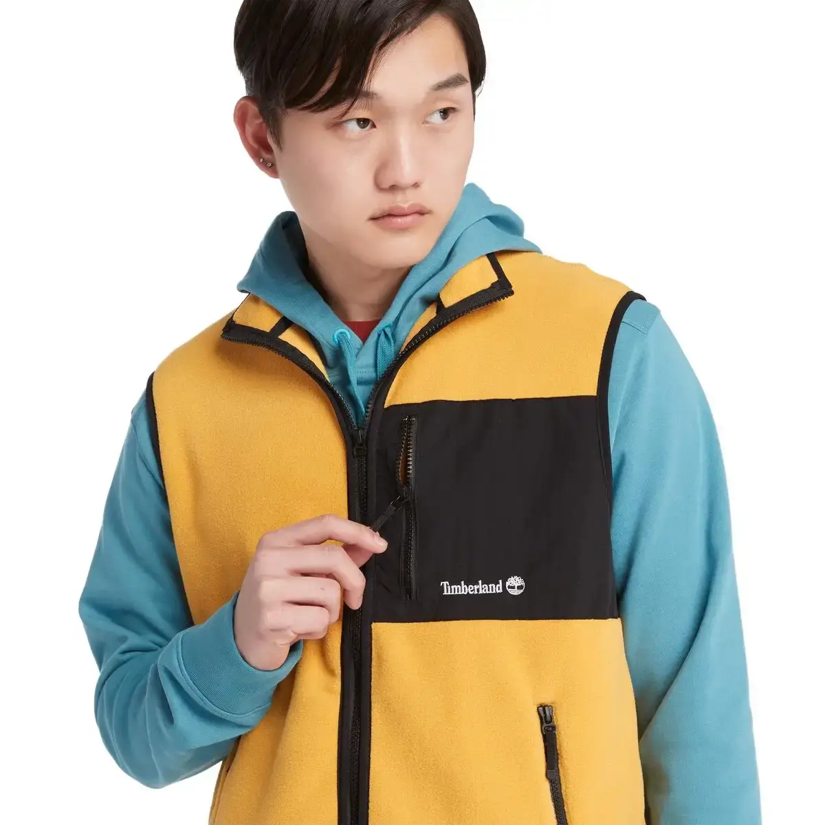 Timberland Outdoor Archive Re-issue Vest with Polar Sarı Erkek Yelek