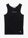 Calvin Klein CKJ LOGO SLEEVELESS Kadın Siyah T-Shirt