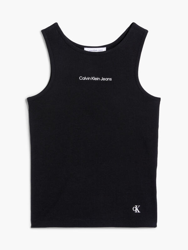 Calvin Klein CKJ LOGO SLEEVELESS Kadın Siyah T-Shirt