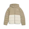 Puma Mono Hooded Jacket Krem ve Bej Kadın Kapüşonlu Kaz Tüyü Mont
