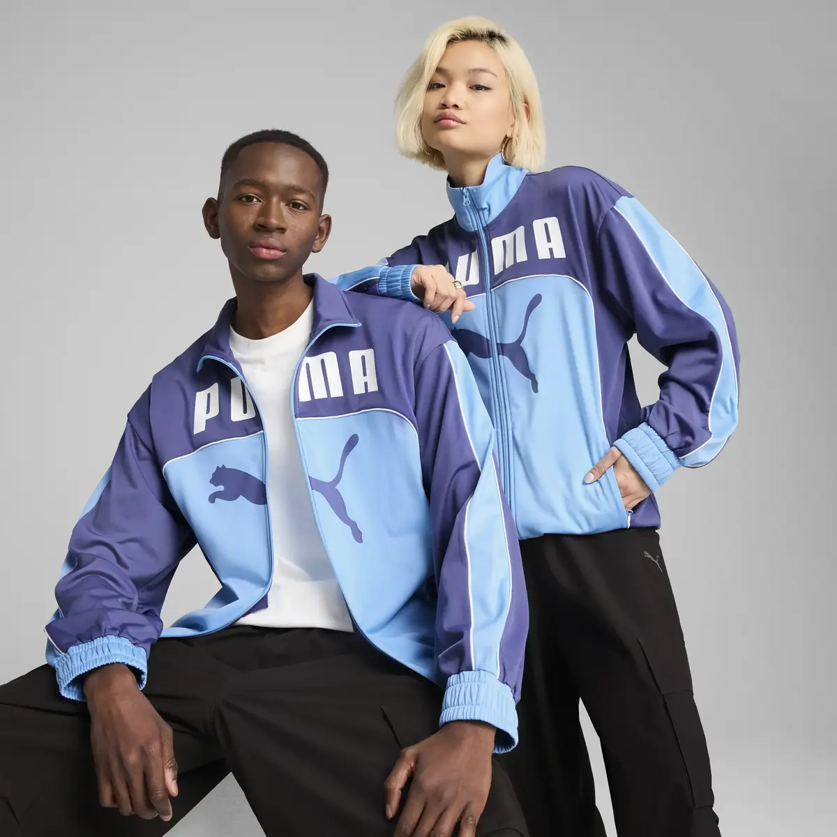 PUMA FUTURE.PUMA.ARCHIVE Jacket Mavi Erkek Ceket