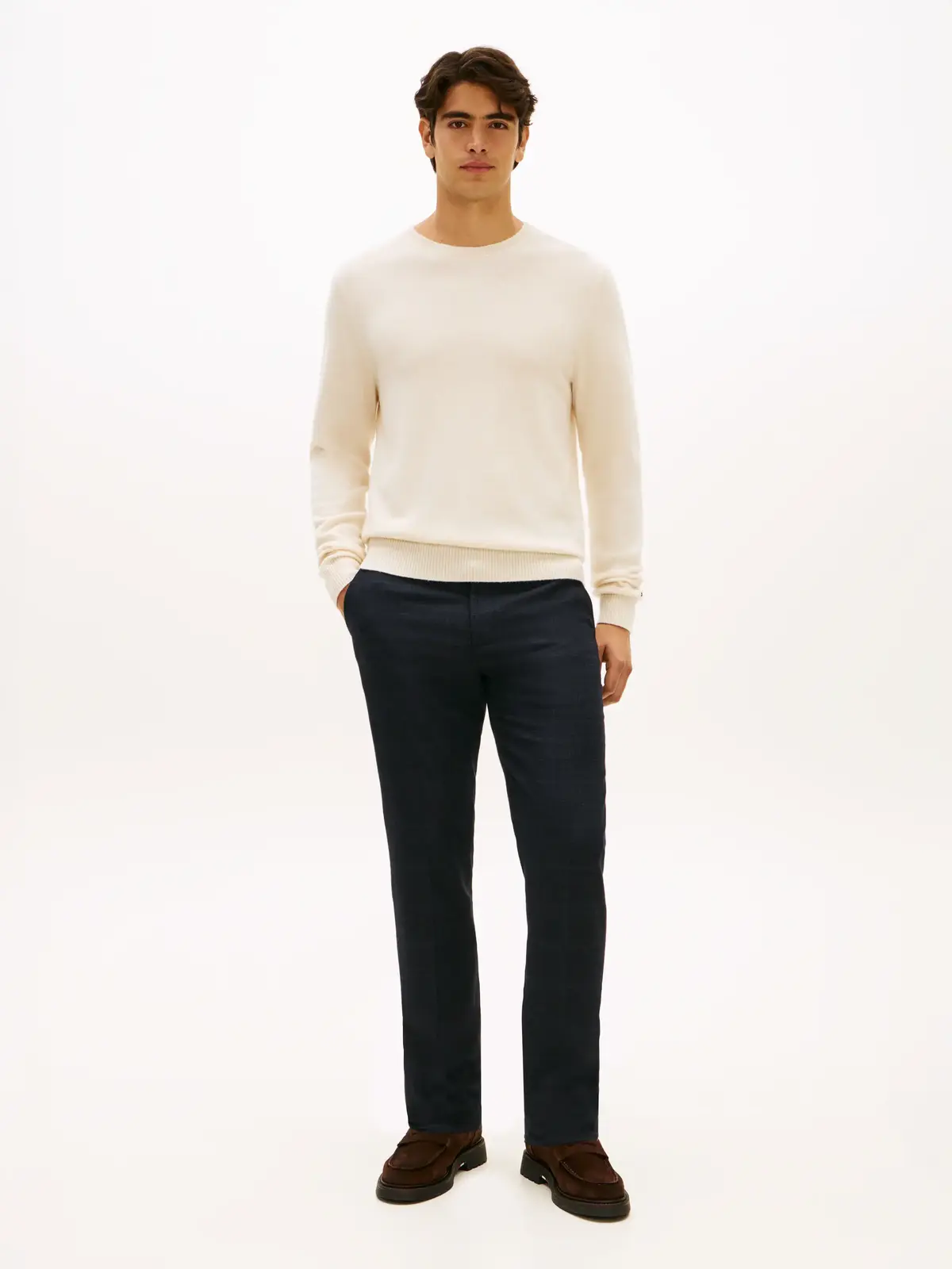 Tommy Hilfiger DC DENTON PATTERN BR, DW5 Siyah Erkek Kumaş Pantolon