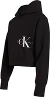 Calvin Klein MONOGRAM OFF PLACED Kadın Siyah Hoodie