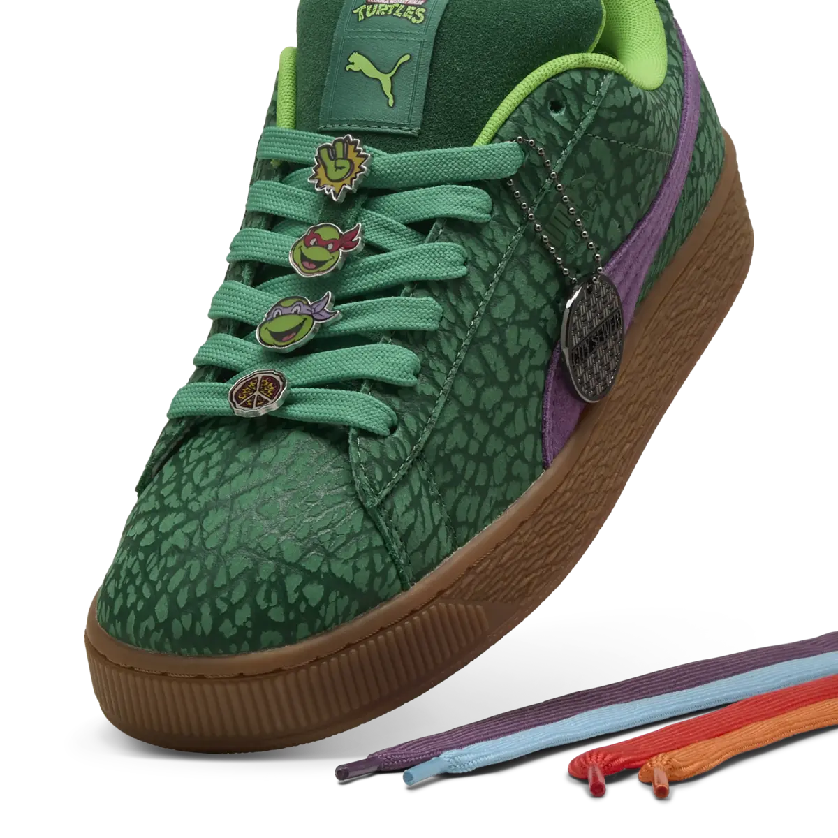 Puma Suede XL TMNT Yeşil Unisex Spor Ayakkabı & Sneaker