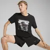 Puma GRAPHICS SEASONS UNISEX TEE Siyah Erkek T-Shirt & Polo
