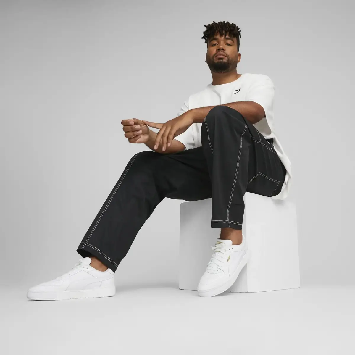 Puma Downtown Twill Pants Siyah Erkek Eşofman Altı