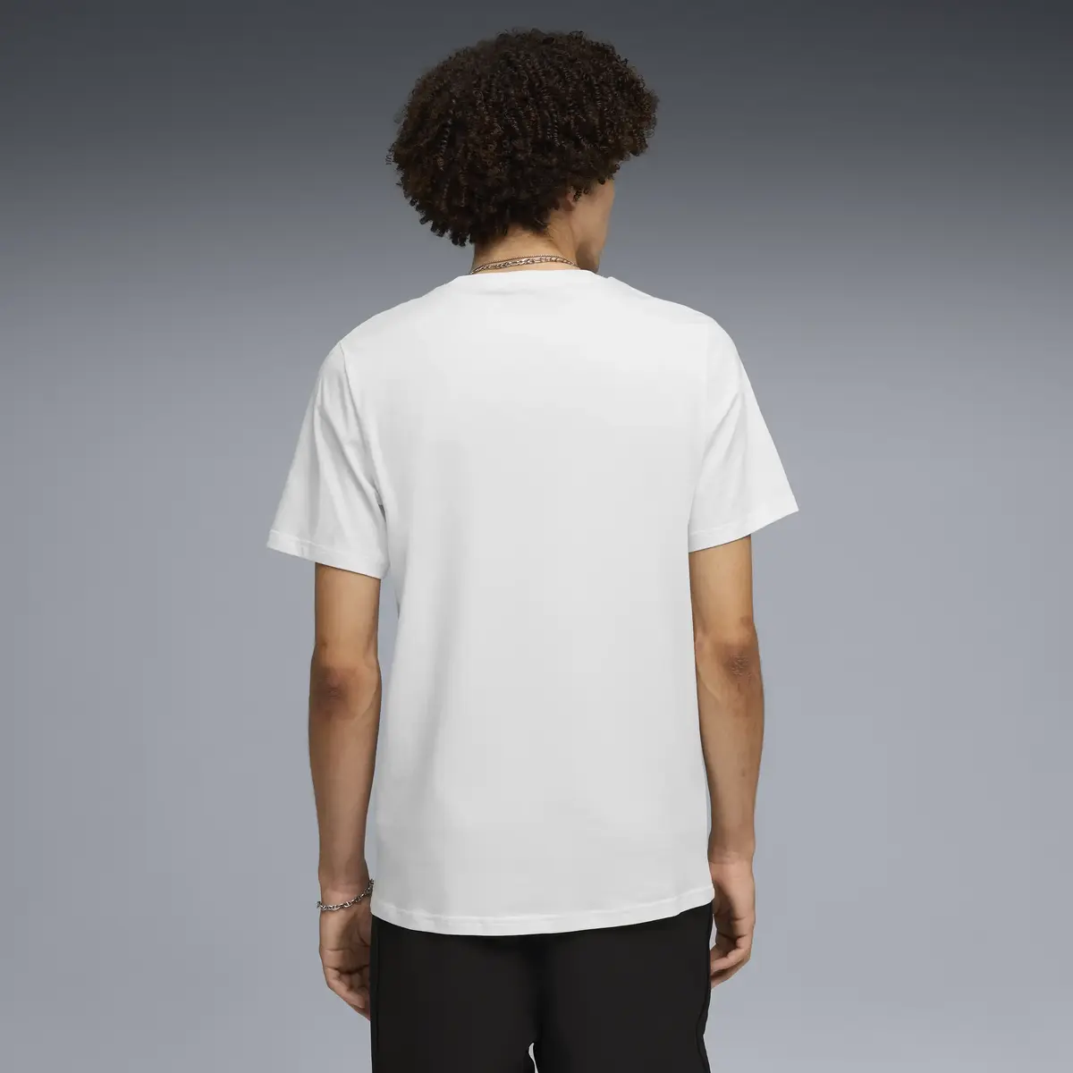 Puma PL ESS Tee Beyaz Erkek T-Shirt