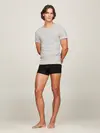 Tommy Hilfiger STRETCH VN TEE SS 3P Erkek Siyah T-Shirt